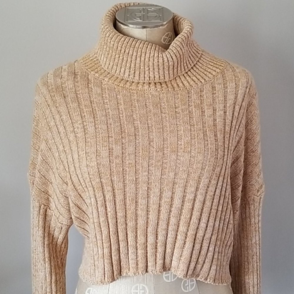 EUC Forever 21 Cropped Turtleneck Sweater